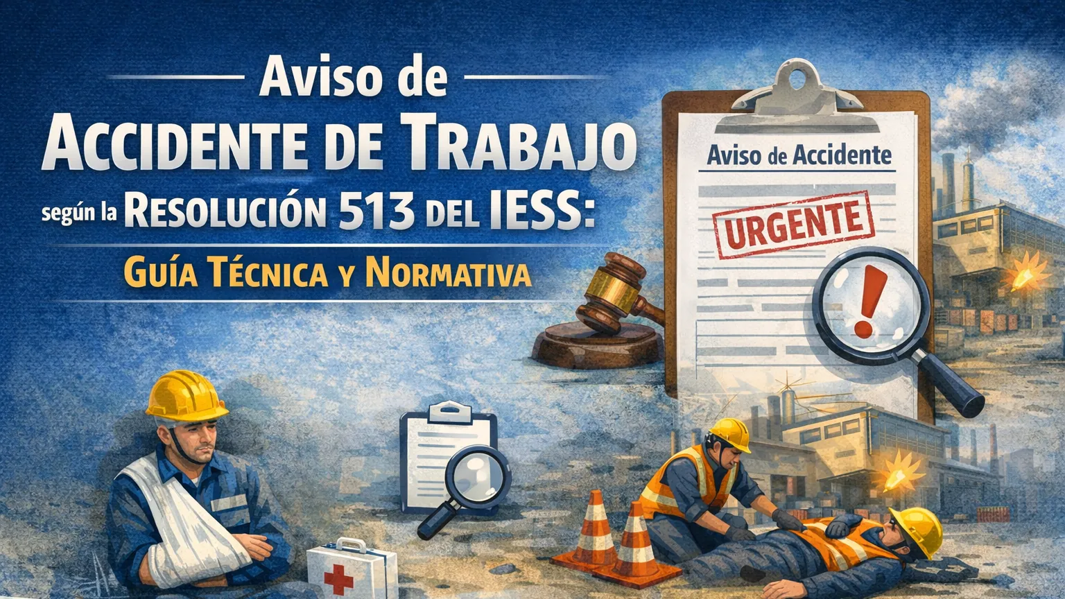 Aviso de Accidente de Trabajo según la Resolución 513 del IESS: Guía Técnica y Normativa