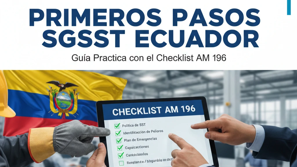Primeros Pasos para Implementar el SGSST en Ecuador: Guía práctica con el Checklist AM 196