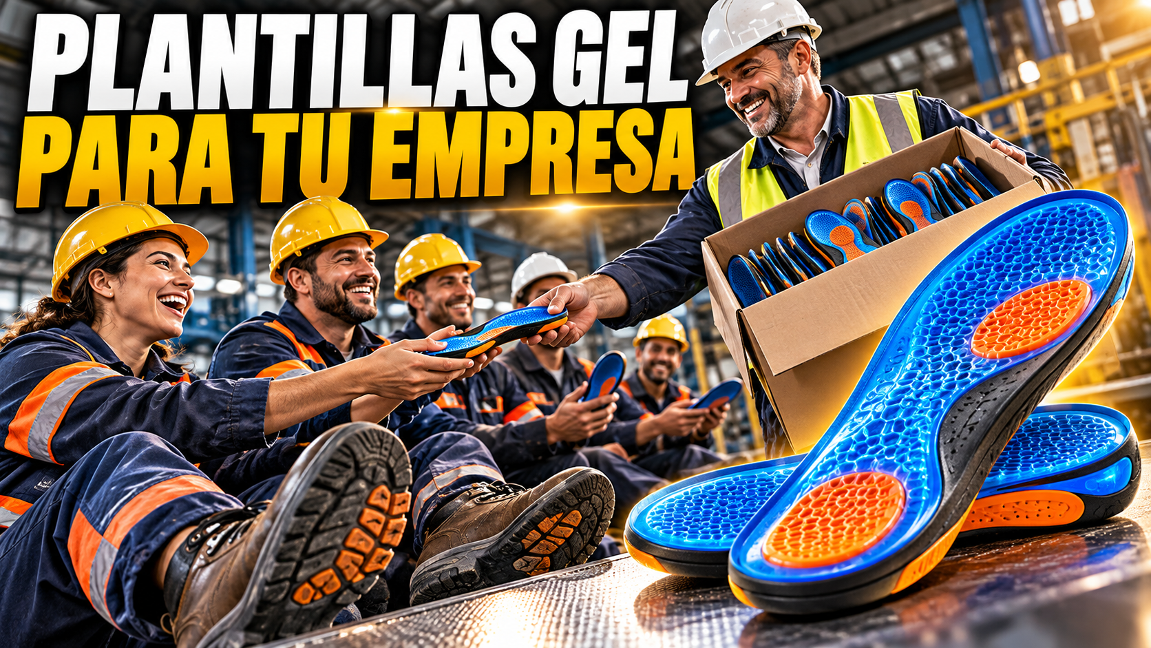 Cómo comprar plantillas de gel para trabajadores de una empresa