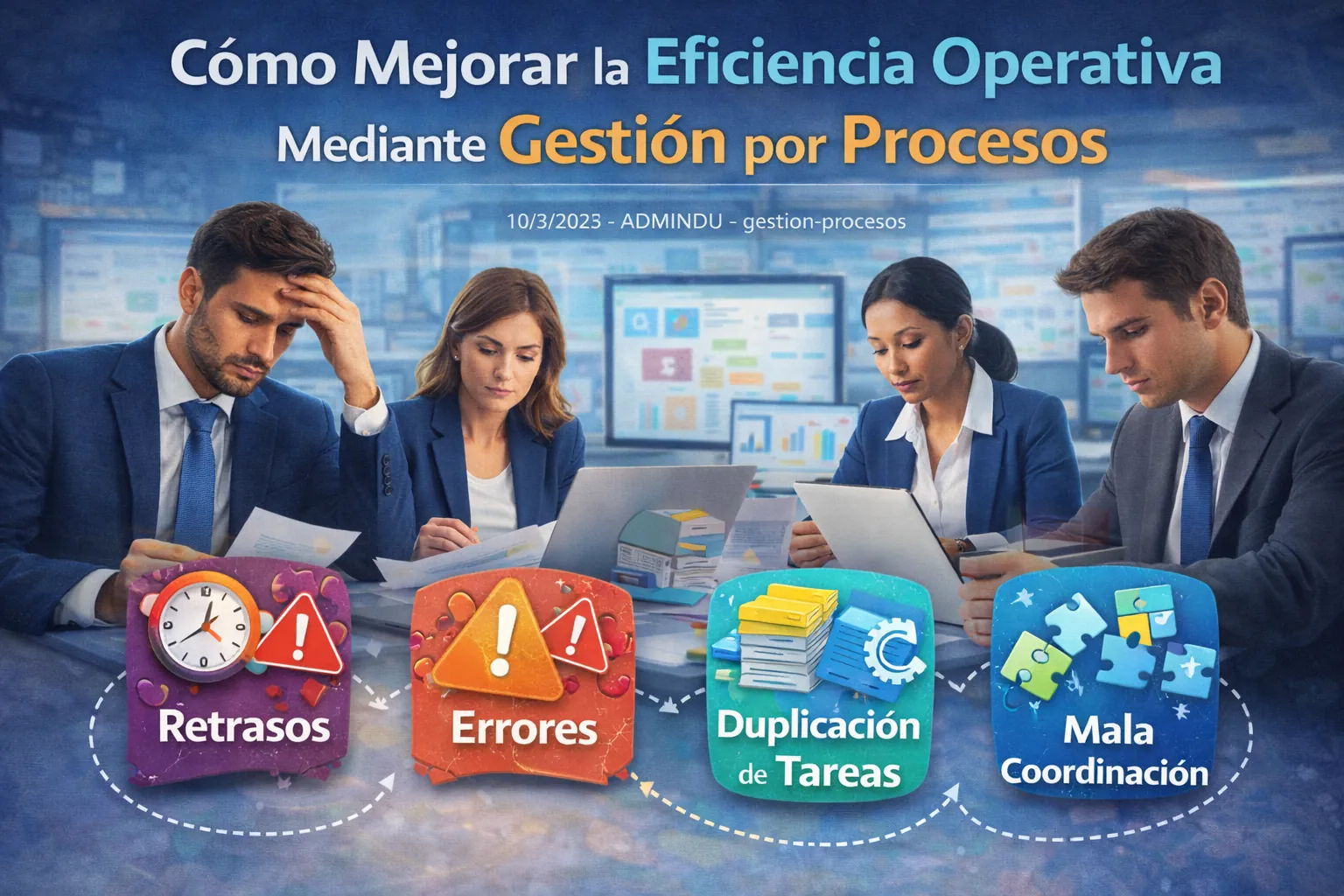 Cómo Mejorar la Eficiencia Operativa Mediante Gestión por Procesos
