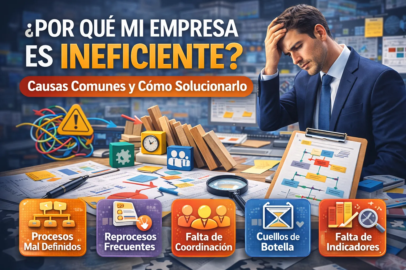 Por Qué mi Empresa es Ineficiente: Causas Comunes y Cómo Solucionarlo