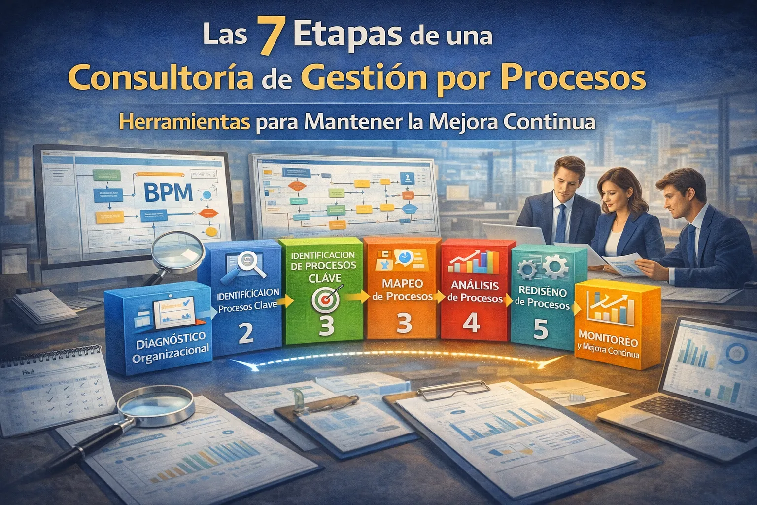 Las 7 Etapas de una Consultoría de Gestión por Procesos