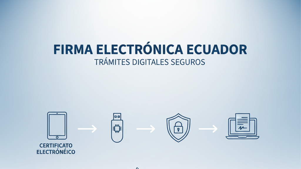 Cómo sacar una firma electrónica en Ecuador: guía completa 2025