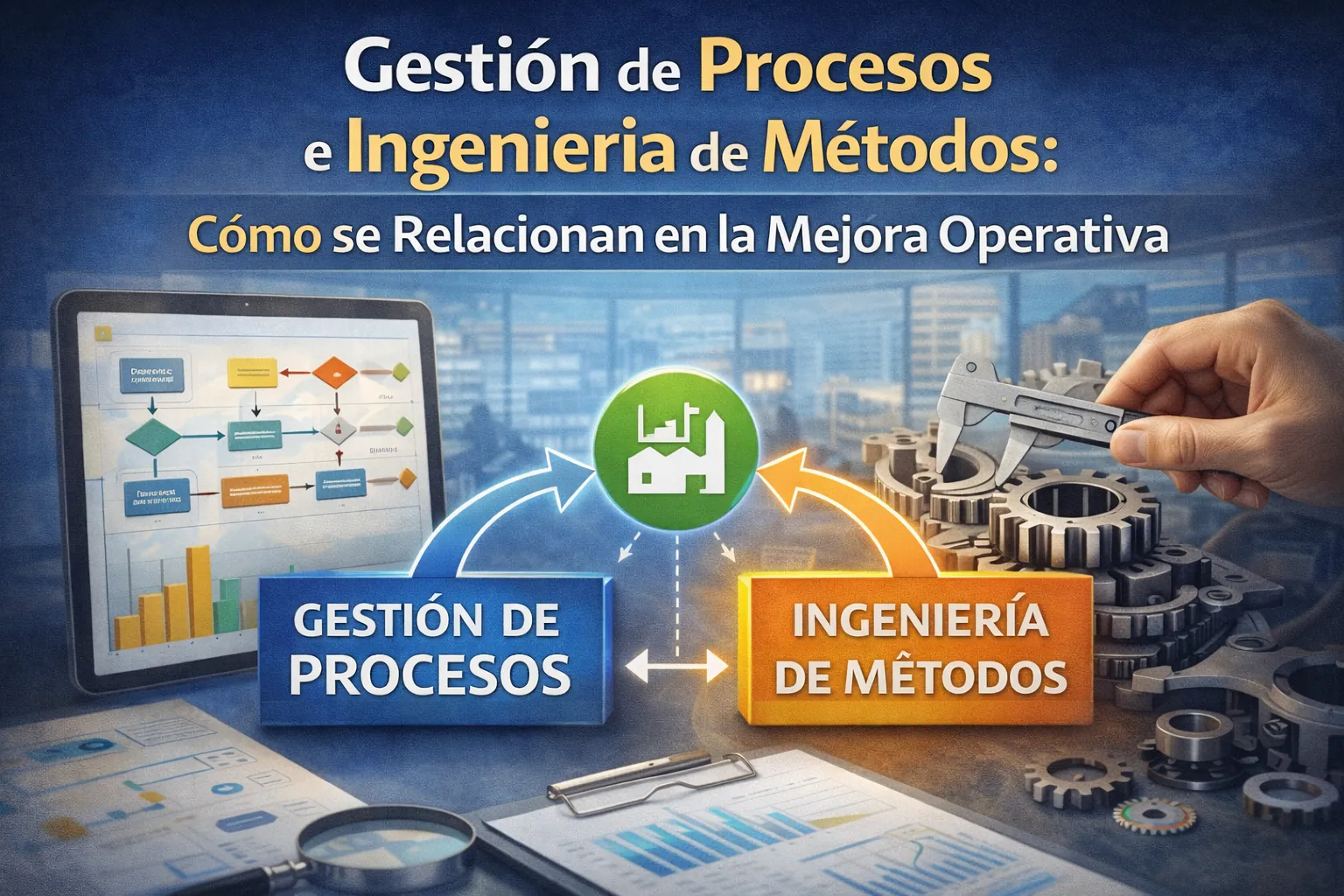 Gestión de Procesos e Ingeniería de Métodos: Cómo se Relacionan en la Mejora Operativa