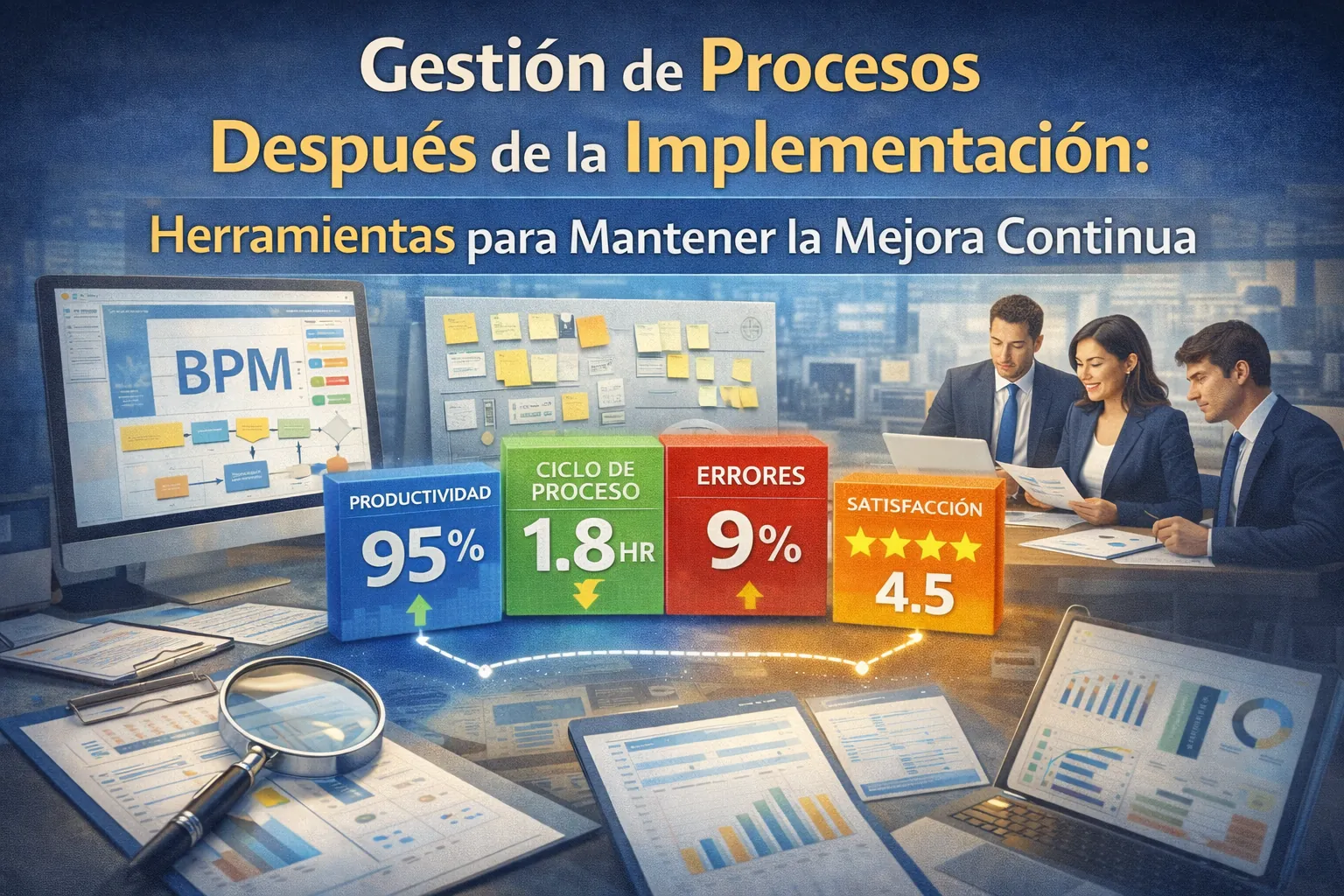 Gestión de Procesos Después de la Implementación: Herramientas para Mantener la Mejora Continua