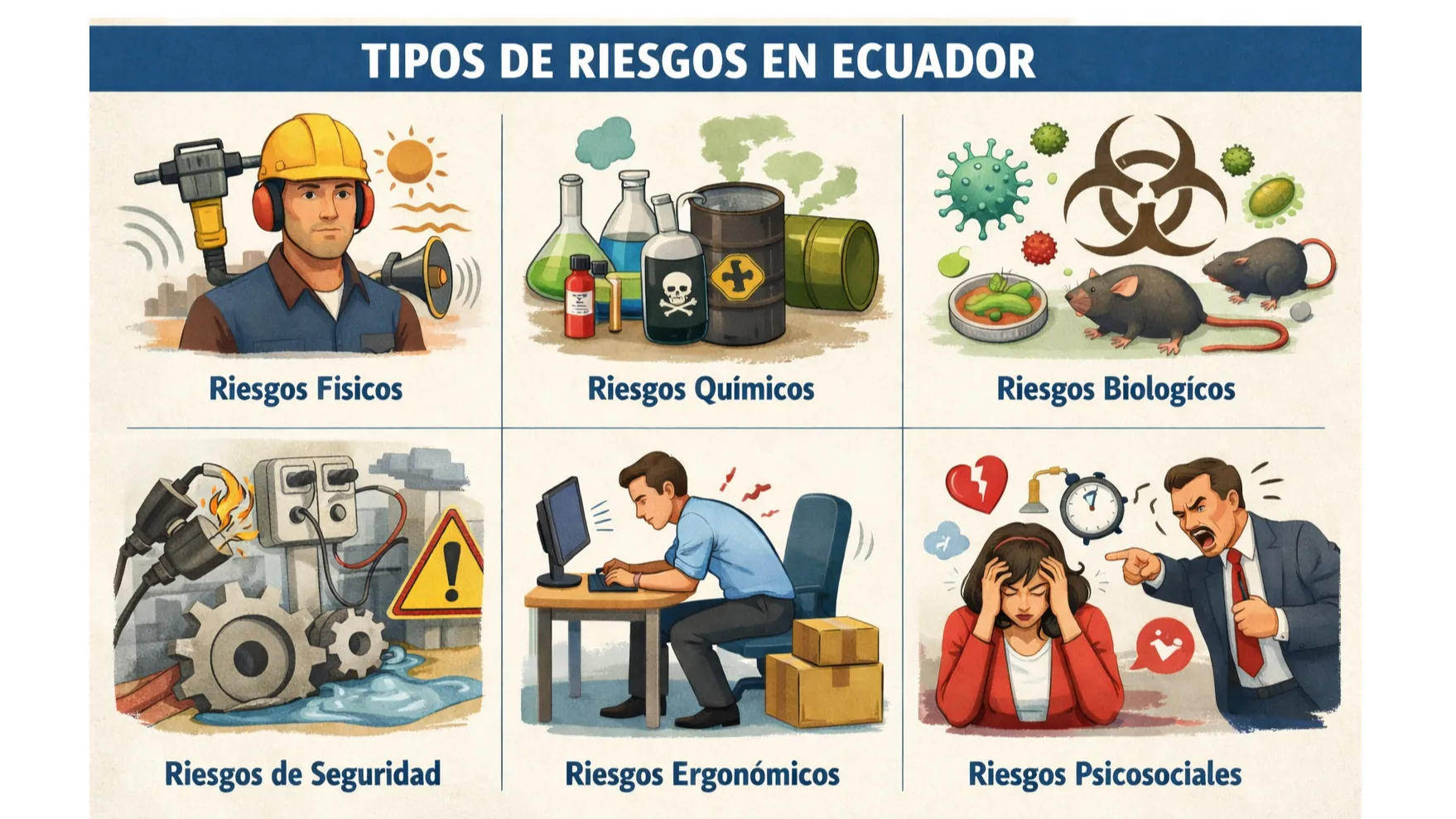 La Clasificación Oficial de Riesgos Laborales y la Gestión de Trabajos Especiales en Ecuador (Anexo 3, MDT-2024-196)