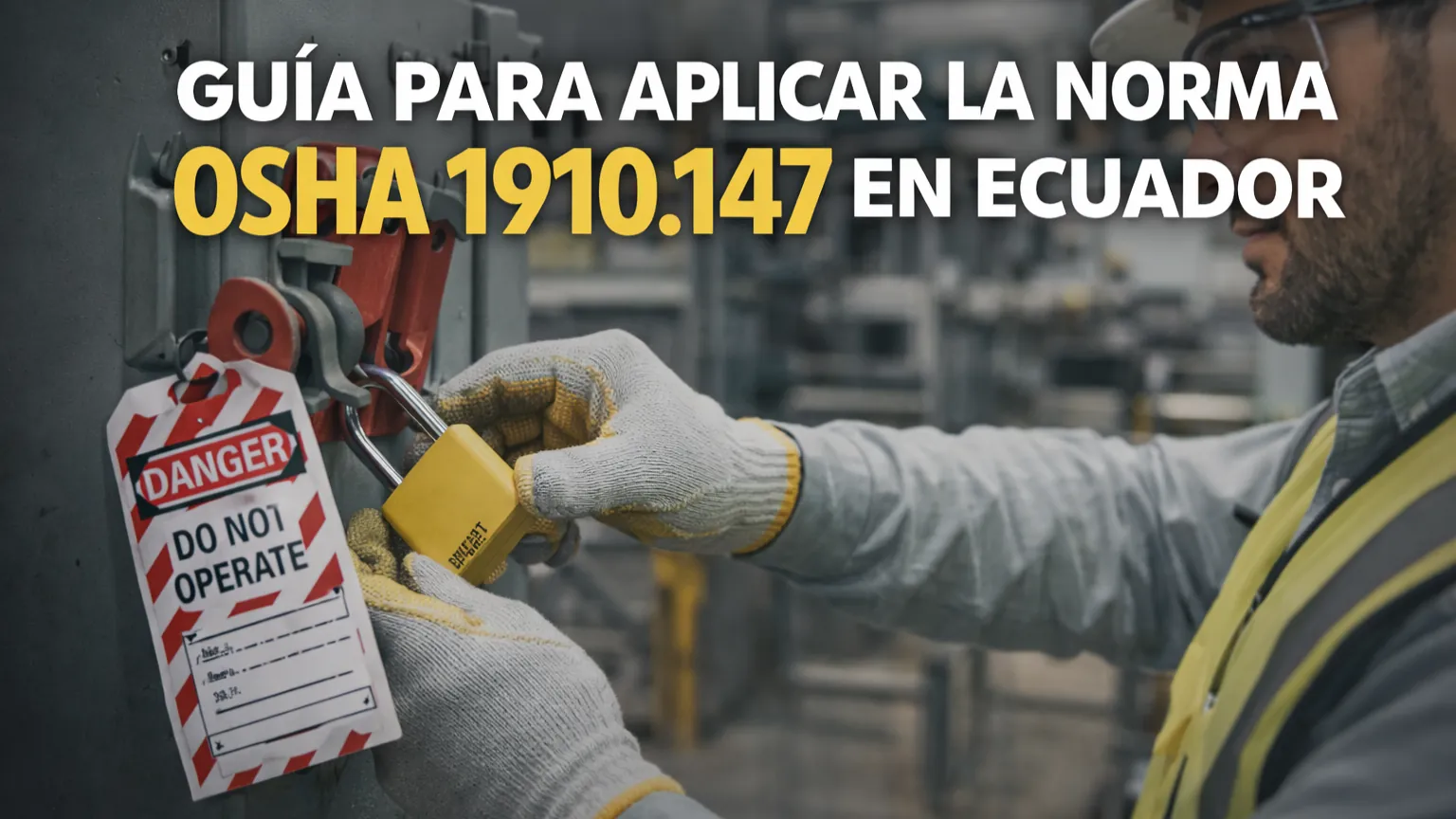 Guía para aplicar la norma OSHA 1910.147 en Ecuador