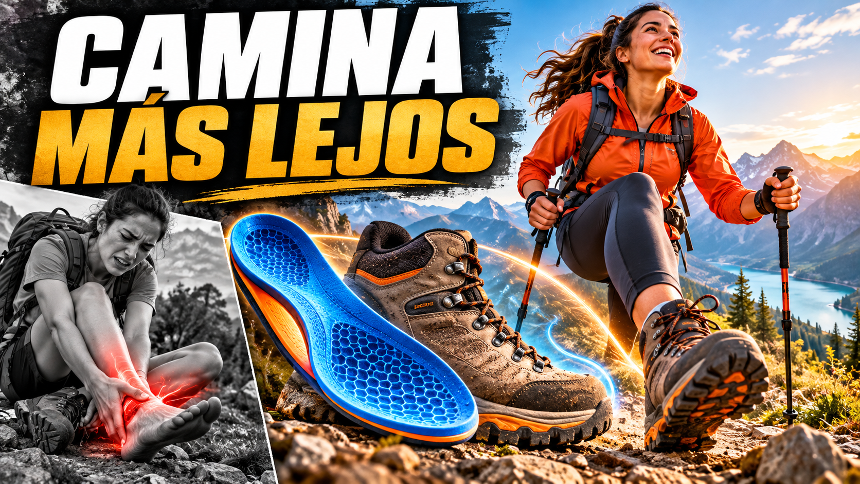 Plantillas de gel para senderismo y caminatas largas: cómo elegir