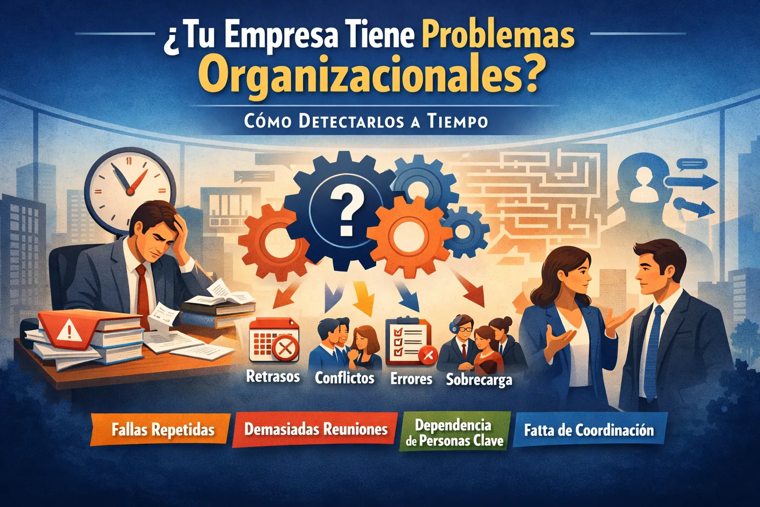 Síntomas de que tu Empresa Tiene Problemas Organizacionales y Cómo Detectarlos a Tiempo