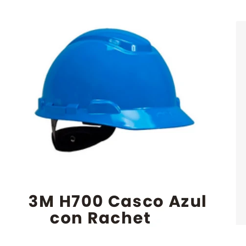 3M H700 Casco Azul con Rachet