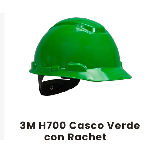 3M H700 Casco Verde con Rachet