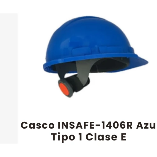 Casco INSAFE-1406R Azul Tipo 1 Clase E