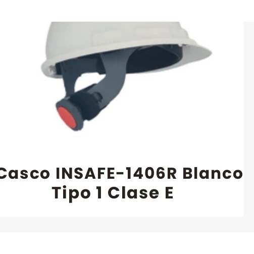 Casco INSAFE-1406R Blanco Tipo 1 Clase E