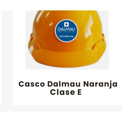 Casco Dalmau Naranja Clase E