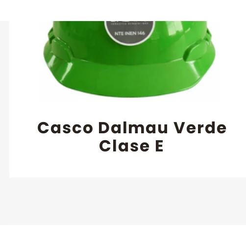 Casco Dalmau Verde Clase E