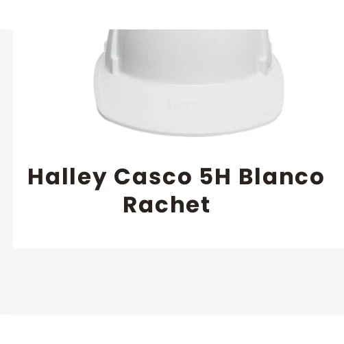 Halley Casco 5H Blanco Rachet
