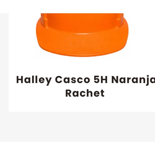 Halley Casco 5H Naranja Rachet