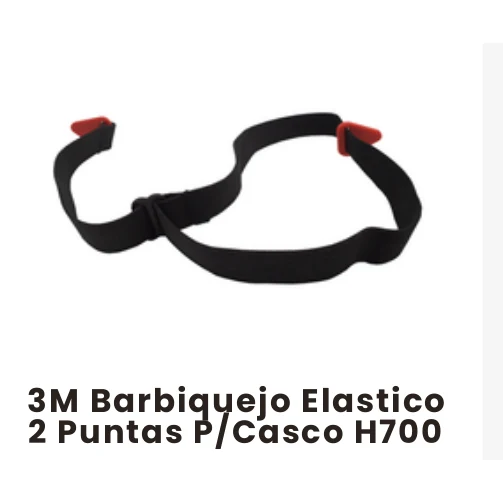 3M Barbiquejo Elastico 2 Puntas P/Casco H700