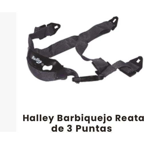 Halley Barbiquejo Reata de 3 Puntas