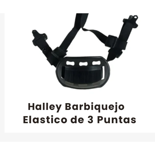 Halley Barbiquejo Elastico de 3 Puntas