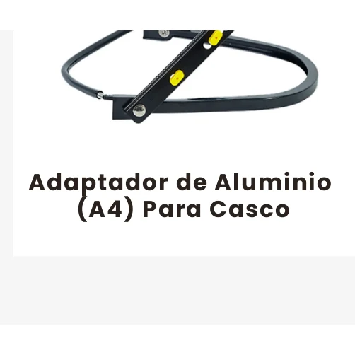 Adaptador de Aluminio (A4) Para Casco