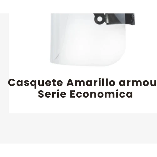 Casquete Amarillo armour Serie Economica