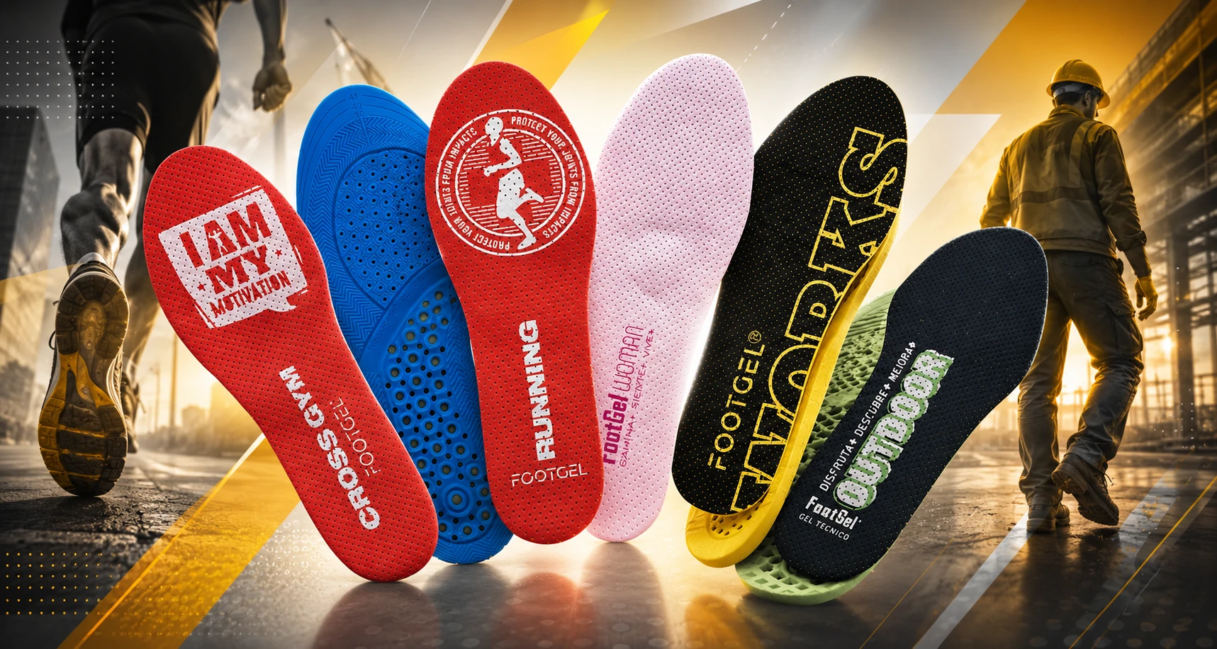 Plantillas de gel Footgel disponibles en Ecuador